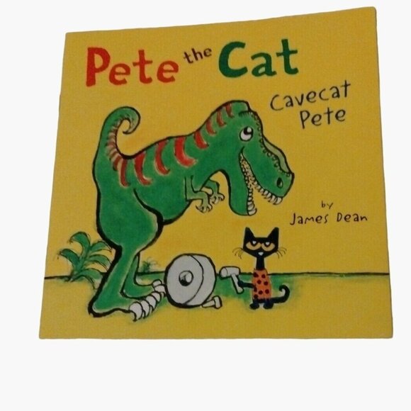 Pete the Cat Cavecat Firefighter White Shoes James Dean Paperback Book Lot 3 - Picture 8 of 14